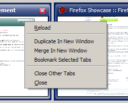 Contextual menu will show different options in multiple selections